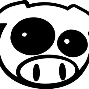 JDM decal rallye pig